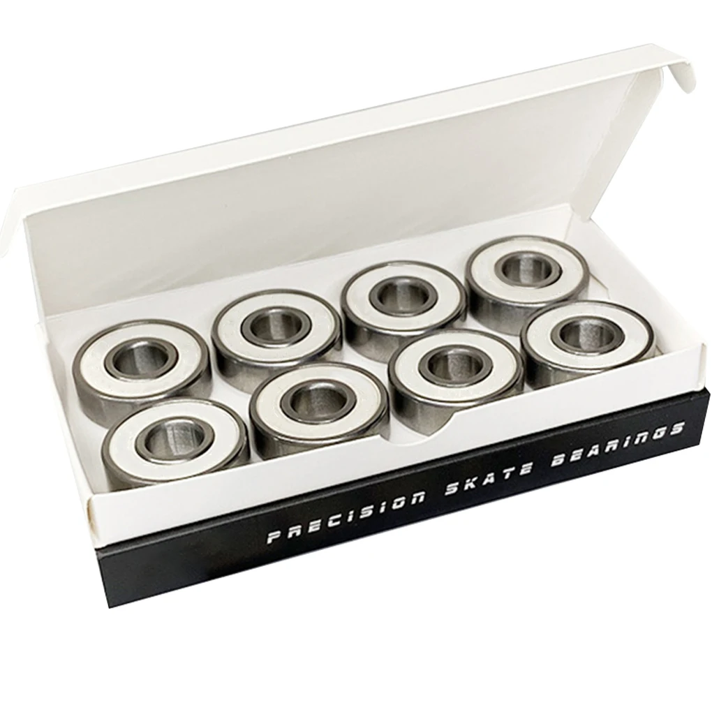 

8pcs Skateboard Bearing Long Board Inline Spinner High Carbon Steel Skateboard Accessories