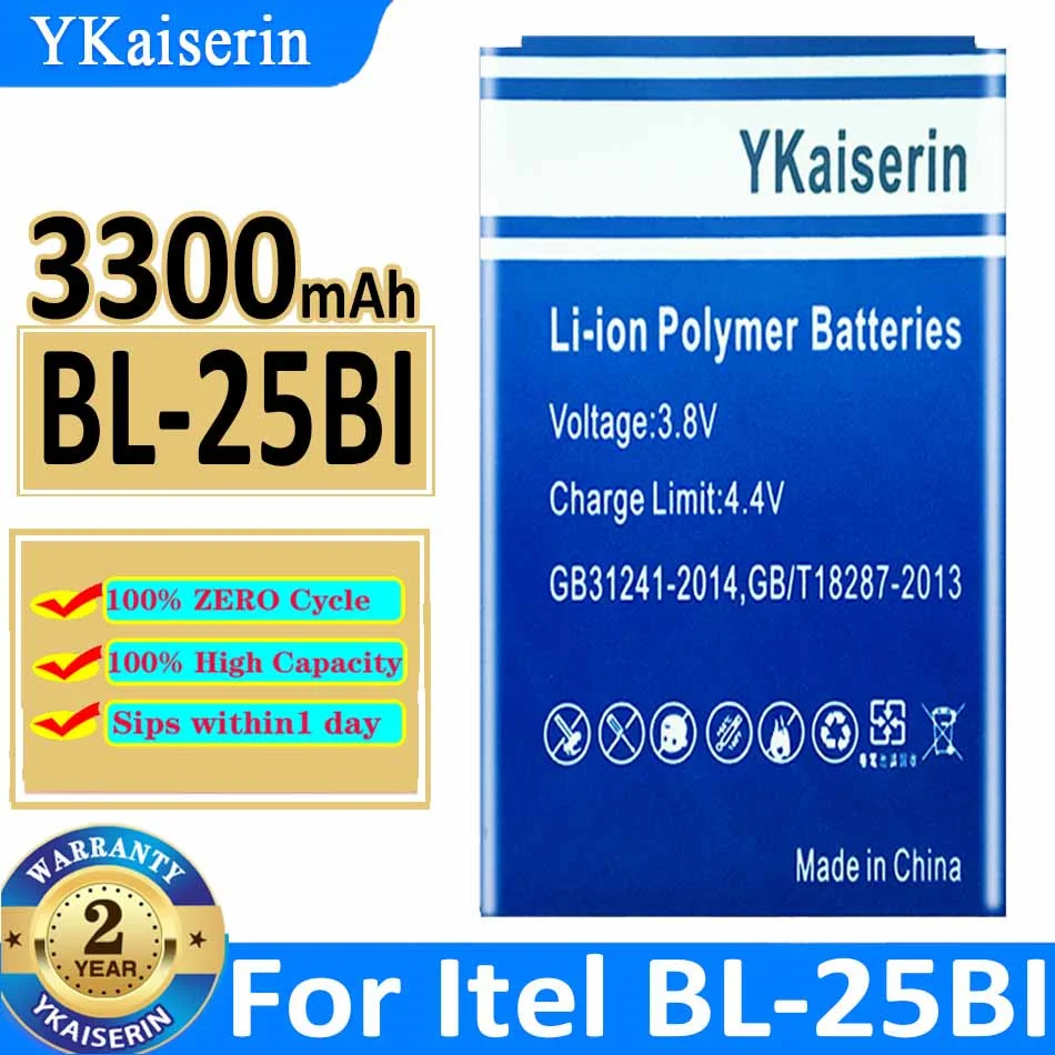 

YKaiserin Replacement Battery For ITEL BL-21BI BL-24EI BL-20HI BL-25BI Mobile Phone Bateria