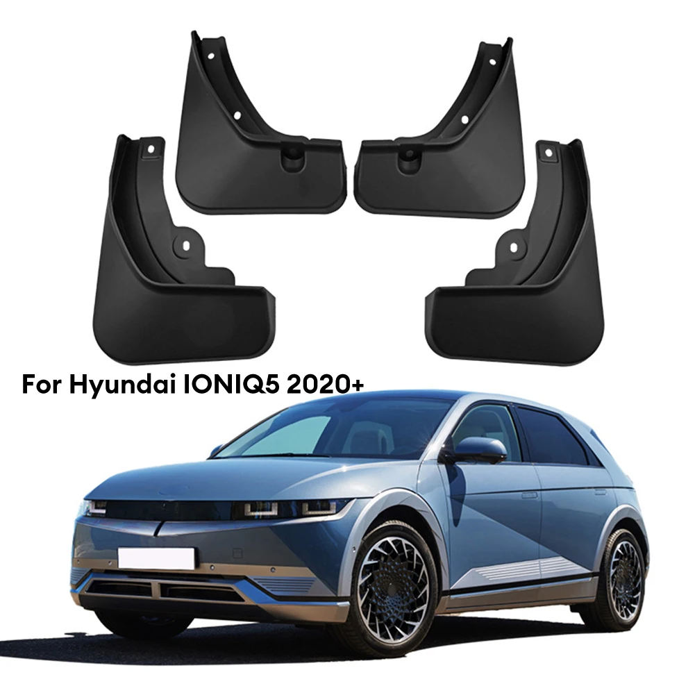 

Черные Автомобильные Брызговики 4 шт., брызговики для Hyundai Ioniq 5 2020 +, брызговики, щитки от грязи, Внешние детали, автомобильные аксессуары