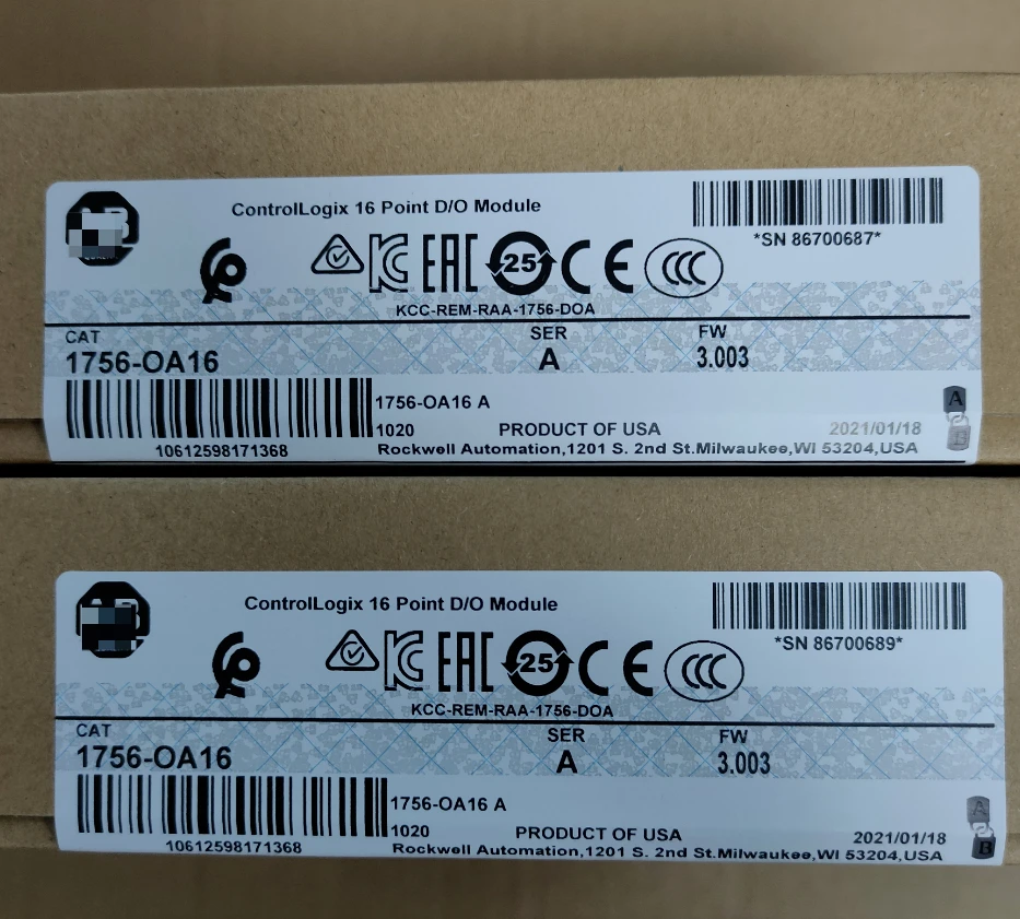 НОВЫЙ герметичный 16-точечный модуль D/O ControlLogix 1756-OA16