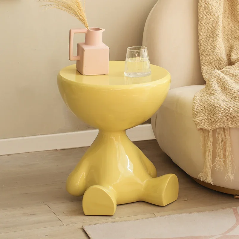 

Creative small flat coffee table living room decoration decoration new home housewarming gift large sofa next to new home gift