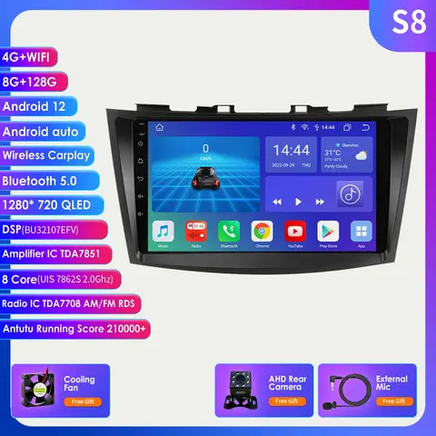 2din Android авторадио для Suzuki Swift 4 2011-2015 автомобильный радиоприемник мультимедийный видеоплеер GPS-навигация головное устройство Carplay 4G стерео