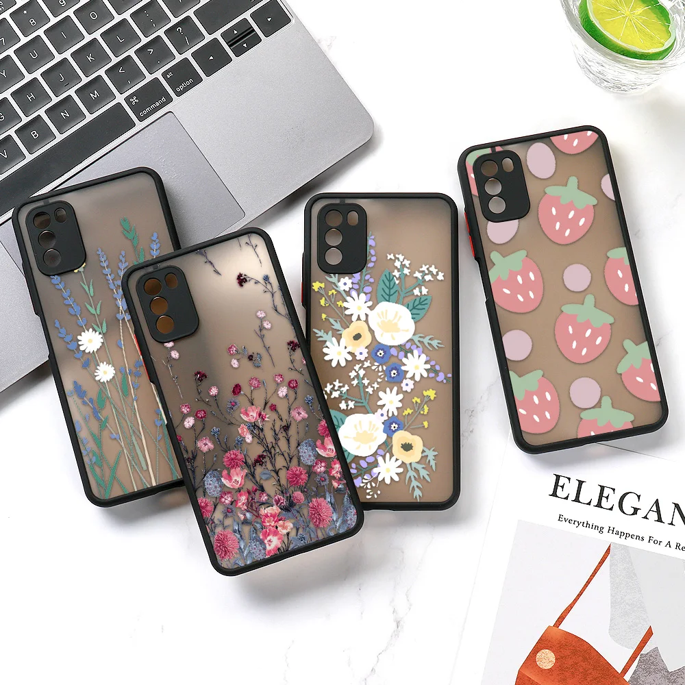 

Case For Xiaomi Mi 11i 11 Lite Case Luxury Funda Xiaomi Mi Note 10 Pro 11T 10T Pro CC9 10 11 Lite 8 9 10 Lite Matte Flower Cover