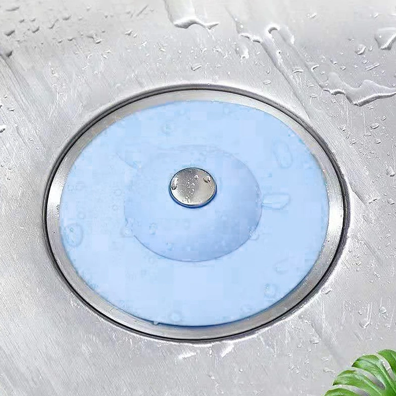 Bathroom Hair Stopper Silicone Sink Drain Strainer Anti-blocking Plug Shower Room Floor Filter Kitchen Accessories Tool | Дом и сад