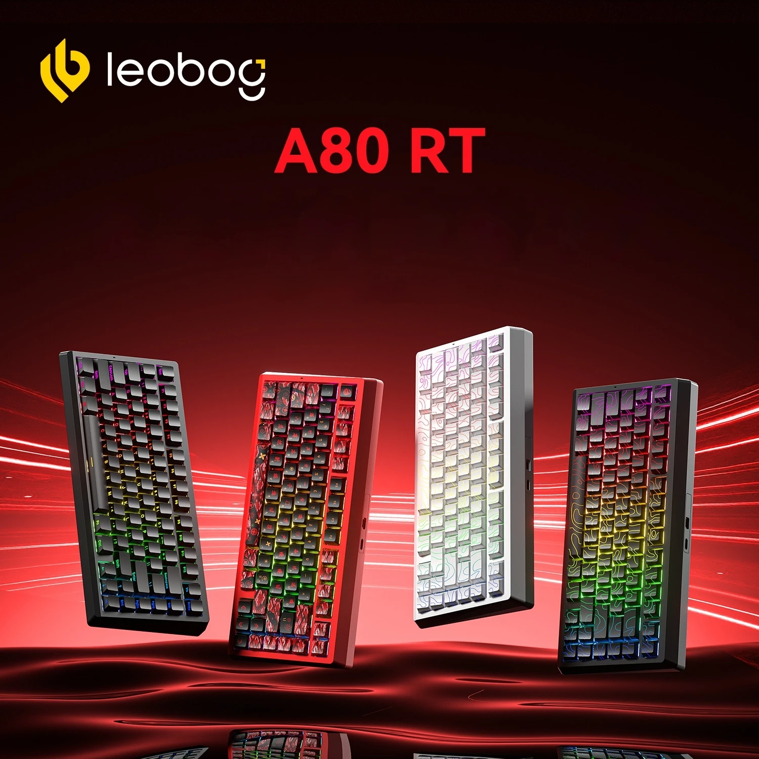 Фото LEOBOG A80RT Клавиатура с магнитным переключателем, 8000 Гц, игровая, изготовленная на заказ, механическая, с полной клавишей, FPS с возможностью горячей замены, время отклика 0,01 мс, Hi-Fi №2