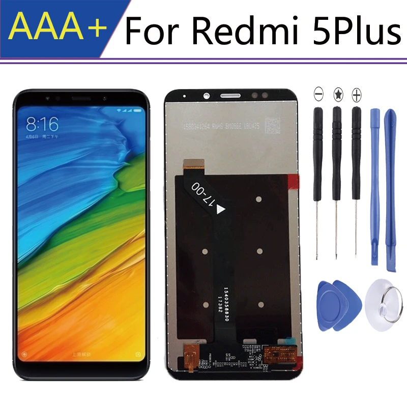 

ЖК-экран 5,99 дюйма для xiaomi redmi 5 plus, ЖК-экран для redmi 5 note Global, сенсорный экран, ЖК-дигитайзер в сборе