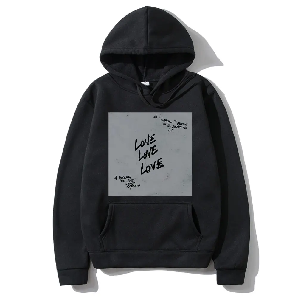 

Rap Kanye West True Love Hip Hop Music 2022 New Album Print Hoodie Men Women Oversized EU Size Hoodies Male Harajuku Sweatshirt