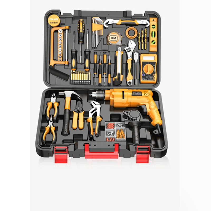 

Big Profesional Tool Box Set Bicycle Garage Accessories Suitcase Drill Tools Box Waterproof Boite A Outils Tools Packaging GTJ50
