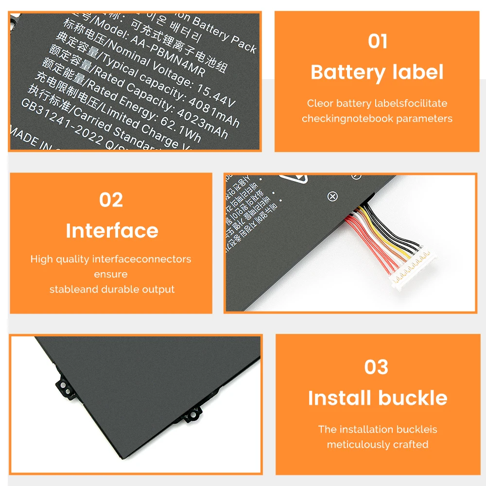 AA-PBMN4MR Аккумулятор для ноутбука Samsung Galaxy Book Pro 360 13 NP930QDB NP930QED NP930XDB 1588-3366 BA43-00397 BA4300397