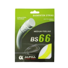 알파 배드민턴 라켓 스트링, 좋은 기계 스트링, BS66, 0.66mm, 1 개
