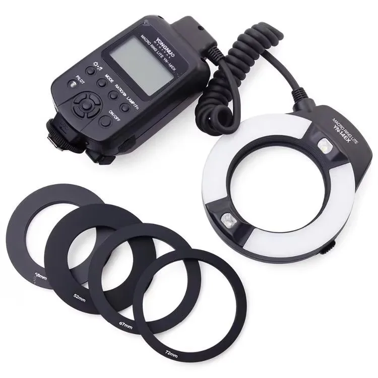 Фото Для YONGNUO YN-14EX Macro Ring Lite вспышка для зеркальных камер 7D/5D Mark II/5D Mark III/60D/650D TTL функциональная коробка №3