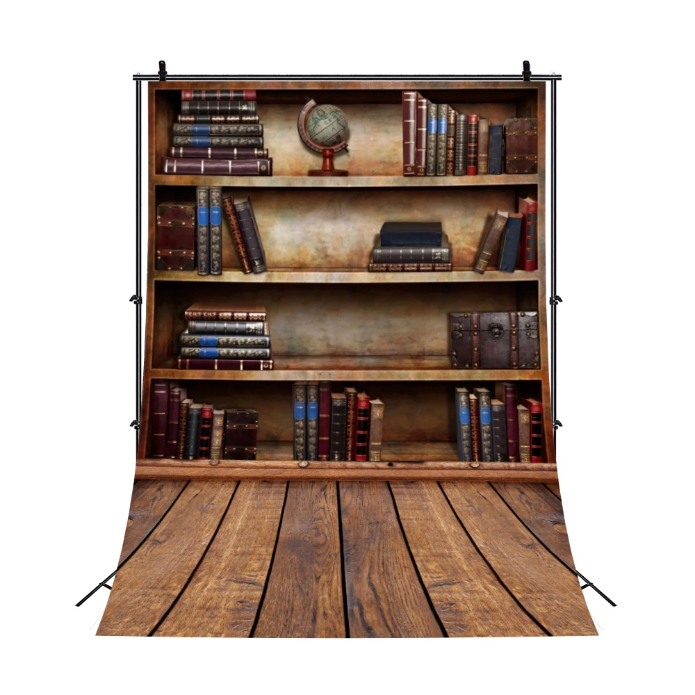 Винтажные фоны для книжной полки деревянный библиотечный книжный шкаф сцена