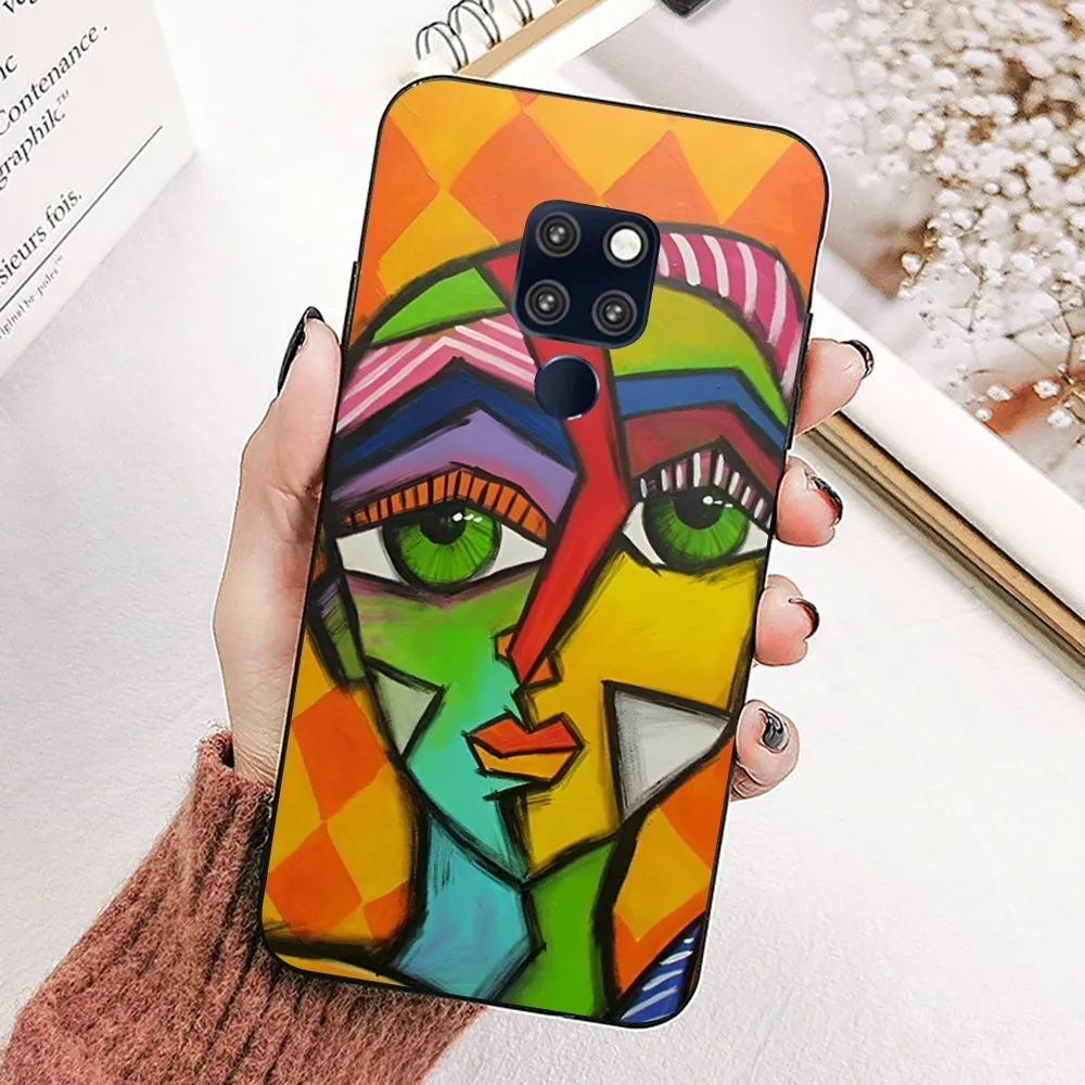 Чехол для телефона с абстрактным рисунком Пикассо Huawei Mate 10 20 30 40 50 lite pro Nova 3 3i 5 6 SE 7