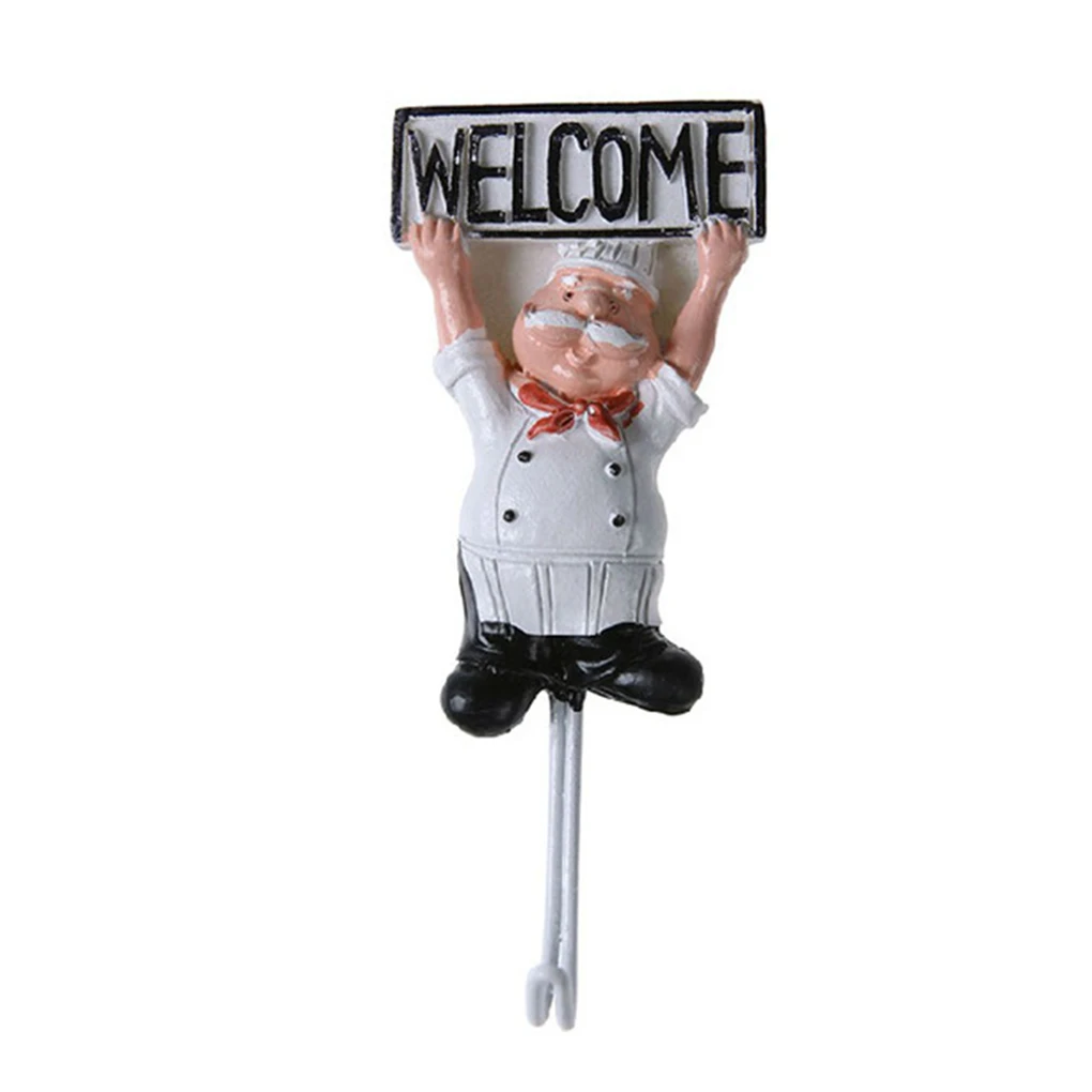 

Kitchen Cartoon Shaped Hook Resin Powerful Adhesive Hanger Wall Storage Rack