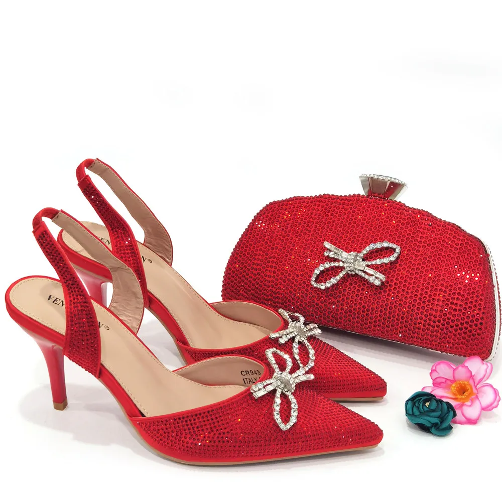 

Очаровательные туфли и сумочки Doershow, подходящий комплект с оранжевым, Лидер продаж, Женская итальянская модель для вечерние ринки и свадьбы! HSW1-16