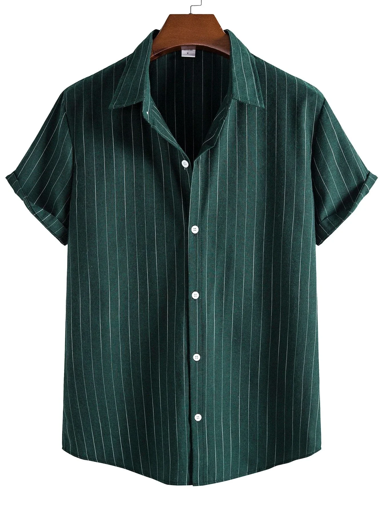 

Men Striped Button Up Shirt