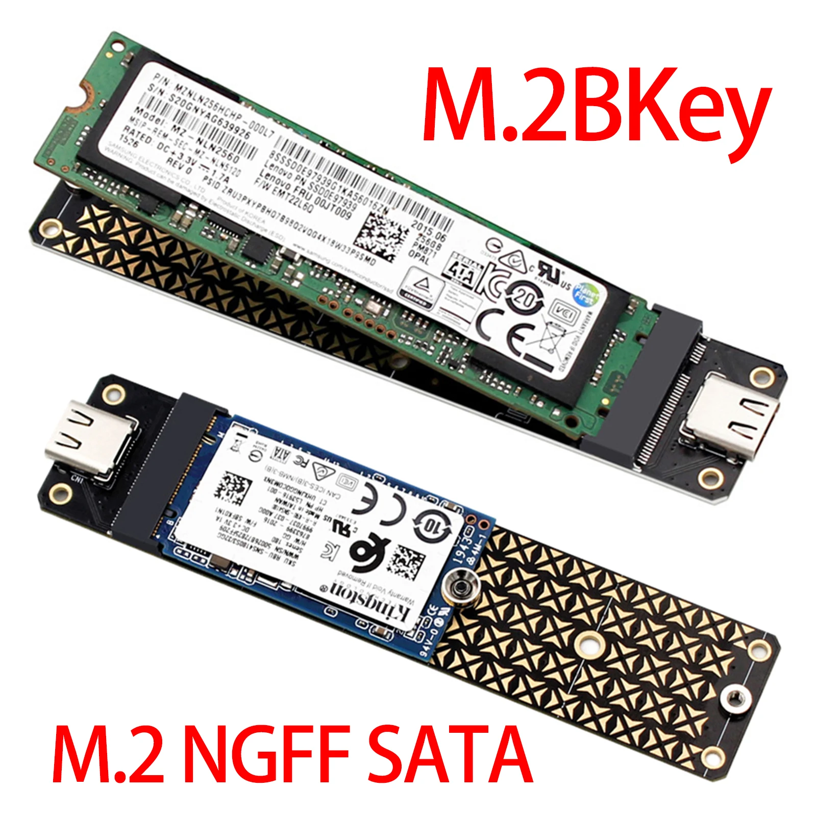 Адаптер M.2 NVME USB 3 1 конвертер M.2BKey Type-C для жестких дисков 10 Гбит/с NGFFF SATA