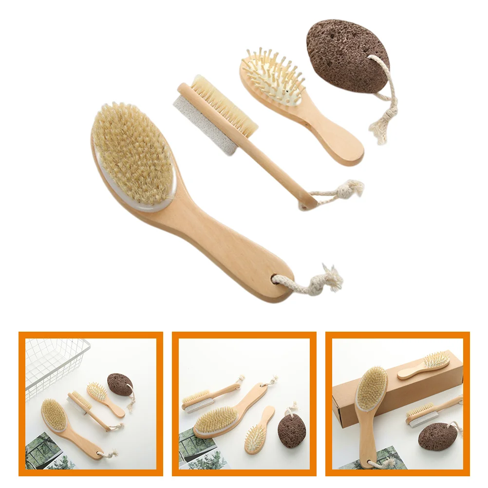

The Brush Handheld Bath Shower Cleaning Scrubber Household Bathing Back Hair Body