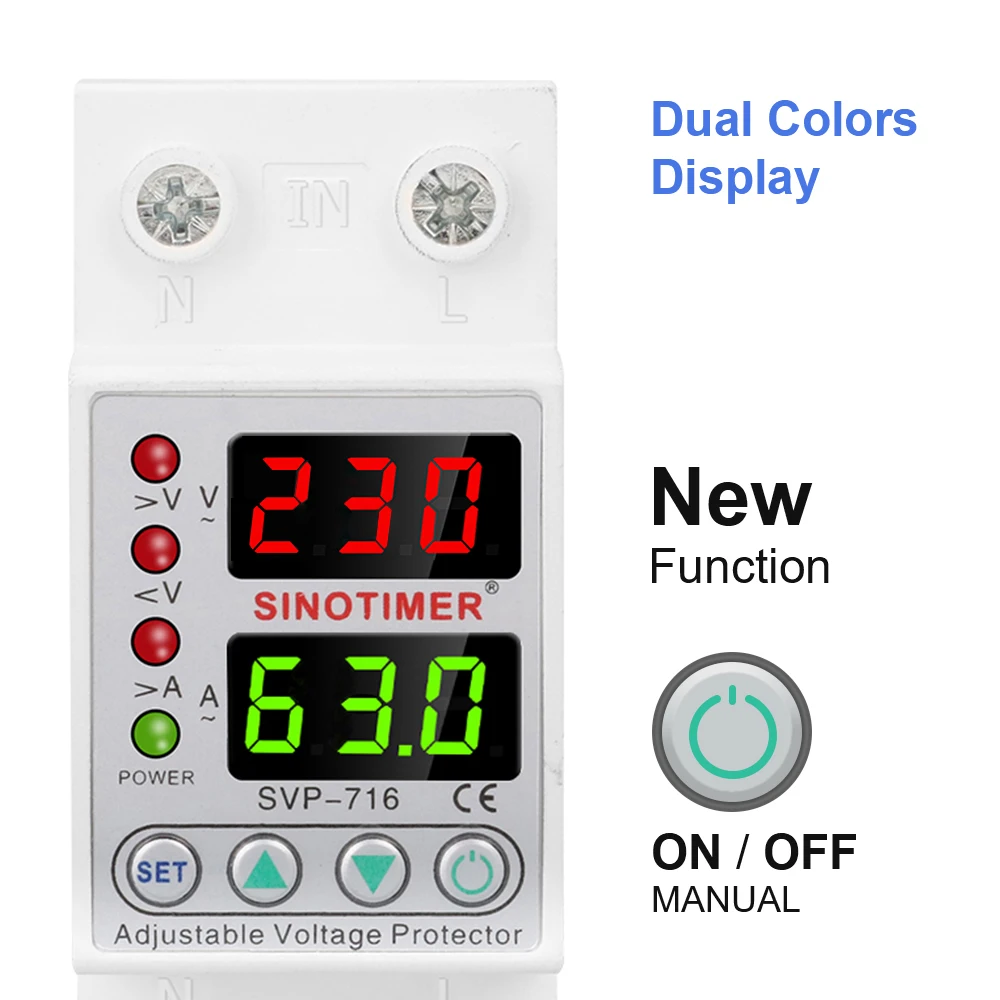 

SINOTIMER Автомат защити цепи 40A/63A/80A