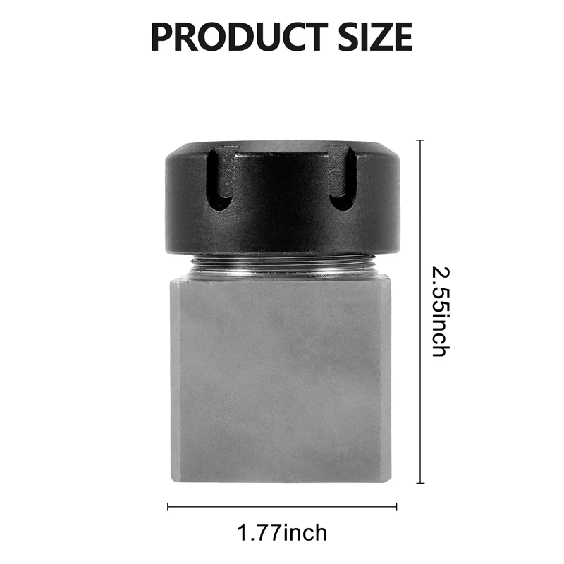 ER32 цанговые патроны набор блоков из 2 квадратных и шестигранных держателей для