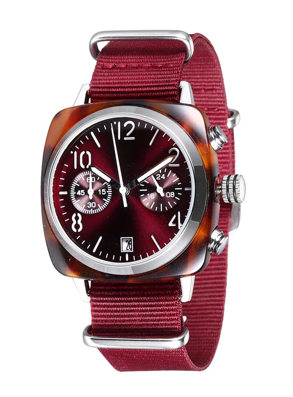 

Chronograph Watches Women 2022 New Fashion Brand Nylon Band Ladies Casual Dress Quartz Wristwatch Reloj Mujer Orologio Uomo