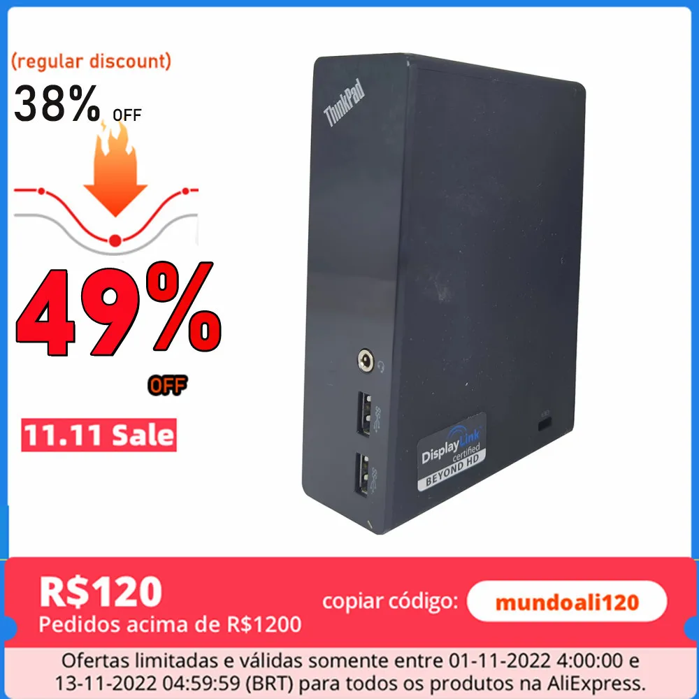 

.. Док-станция USB 3,0 для Lenovo ThinkPad 0A34193 03X6059