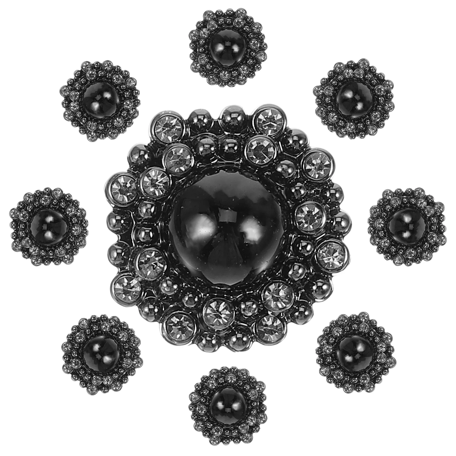 10 шт. джинсы с ромбовидной пряжкой пуговицы брюки куртка объемные украшения