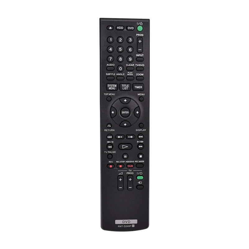 

Remote Control for DVD RMT-D249P for HDD DVD Recorder RDR-HX780 RDR-HX980 RDR-HX1080