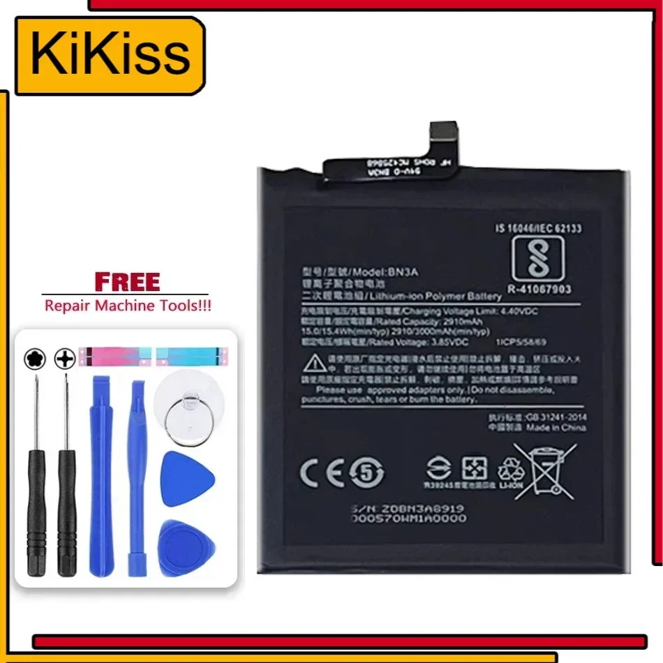 Аккумулятор BN3A емкостью 3000 мАч для Xiaomi Redmi Go Bateria + бесплатные инструменты