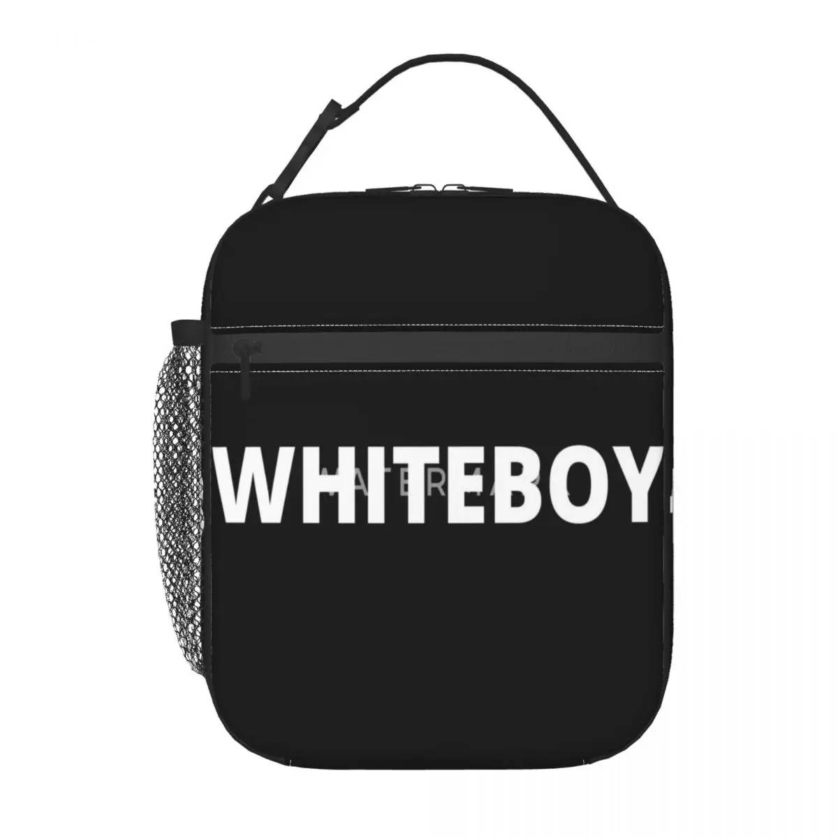 

WHITEBOY (white Lettering Version) Insulated Lunch Bag Holiday Oxford Cloth Travel Birthday Gift Multi-Style