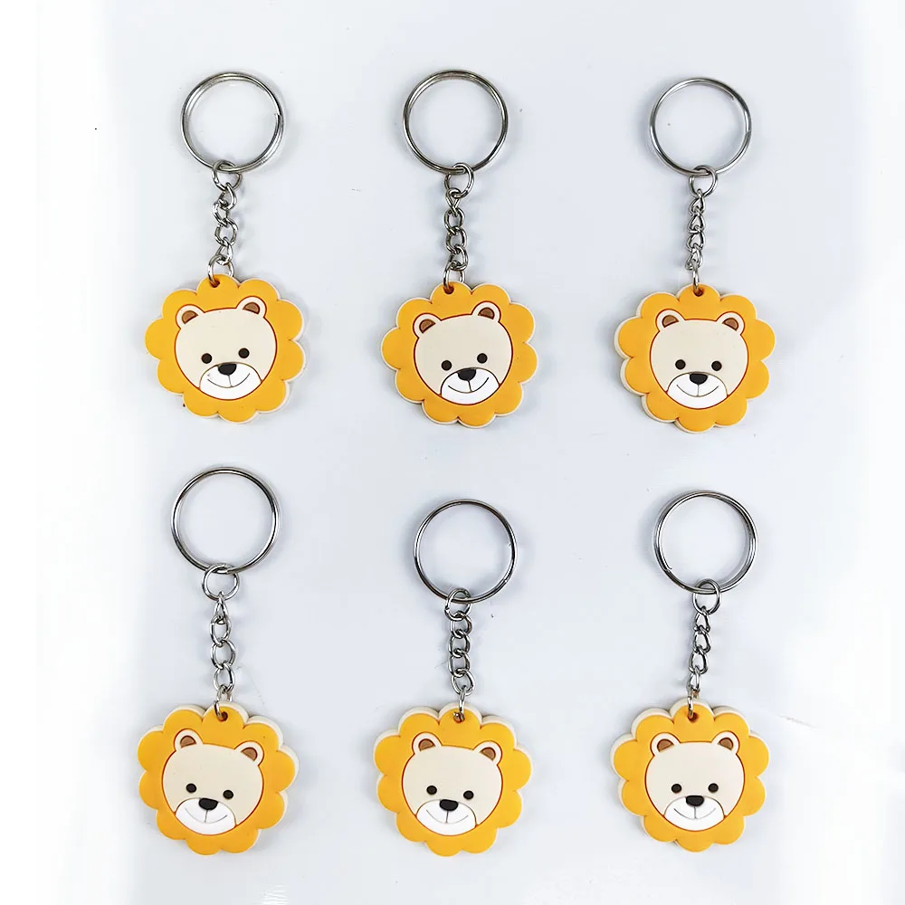 

Сафари брелоки животные 6 шт.