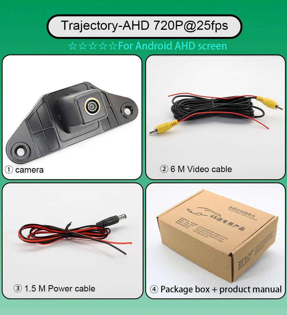 

AHD 1080P 170 ° Камера заднего вида с обратным отверстием в багажнике «рыбий глаз» для Toyota Land Cruiser Prado LC 150 LC150 J150 2010 ~ 2016