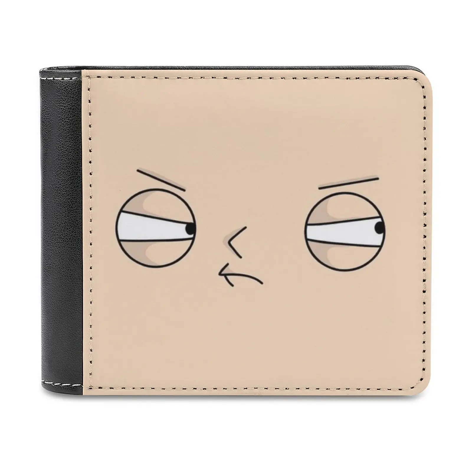 

Кожаные кошельки Stewie Griffin, мужской кошелек, держатели для кредитных карт, высококачественный кошелек Stewie, персонализированный кошелек с узо...