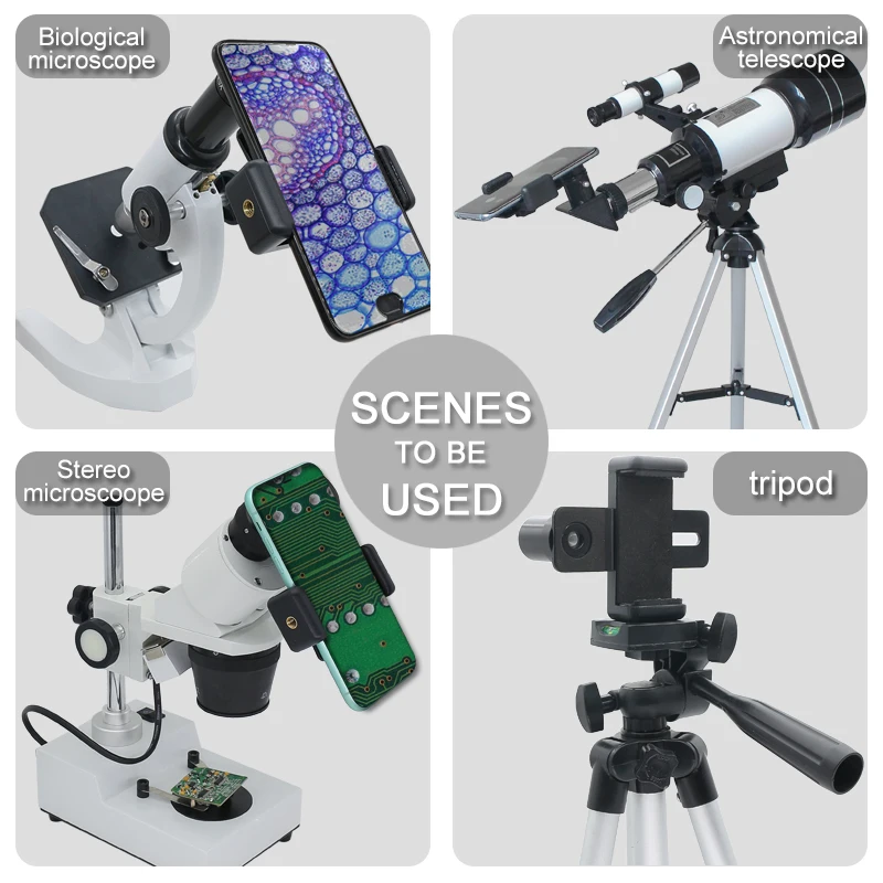 Адаптер для крепления сотового телефона Зажим с объективом окуляра 12 5X Take