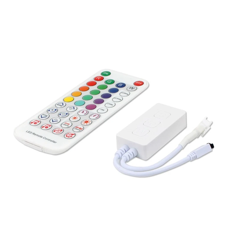 

SP611E RF Remote Controller Bluetooth IR Music Smart Controller For Addressable LED Strip Light SMD 5050 RGB Controller
