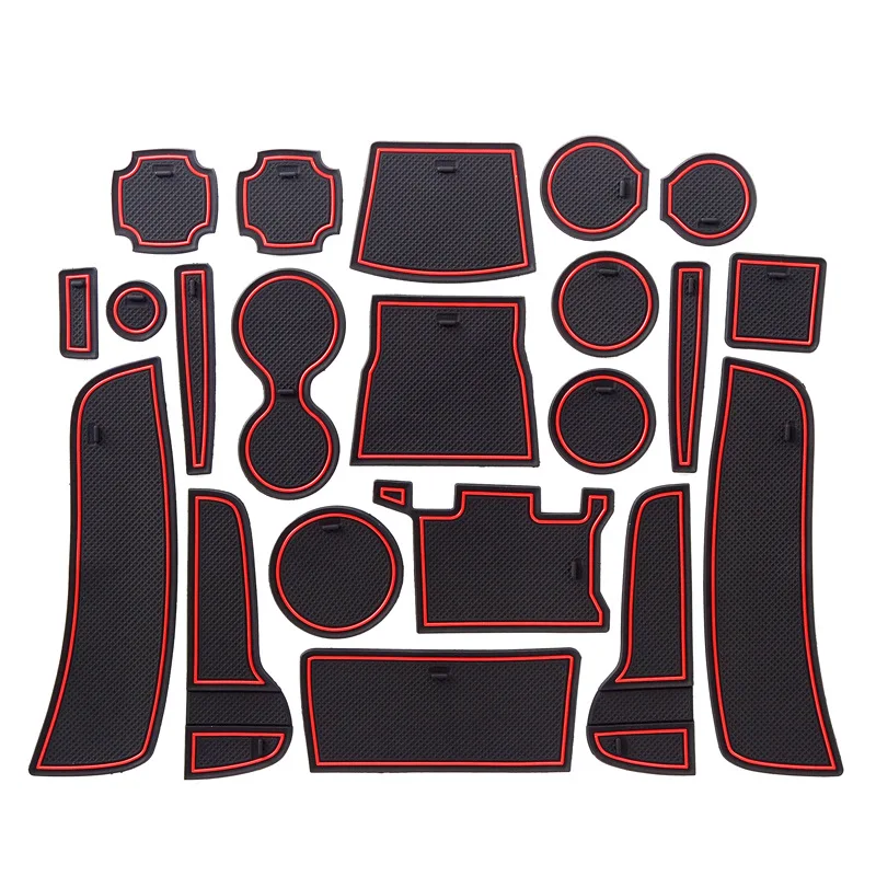 

Anti-Slip Gate Slot Mat For Renault Kadjar 2015~2018 Non-Slip Door Groove Pad Rubber Coaster Auto Interior Accessories