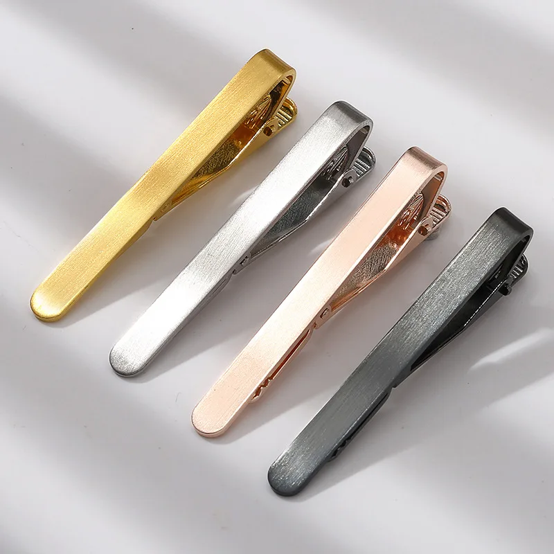 

Classic Tie Clips Men Metal Necktie Daily Business Wedding Ceremony Tie Clip Pin Bar Clasp Practical Necktie Clasp For Gentleman