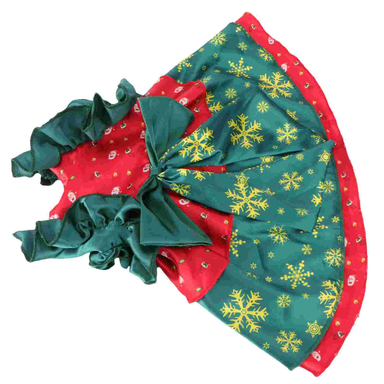 

1Pc Dress Stylish Christmas Cat Clothes for Party