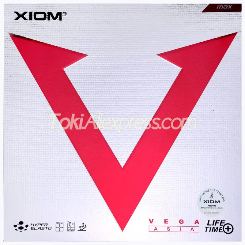 

XIOM VEGA Asia Table Tennis Rubber Original XIOM VEGA Ping Pong Sponge