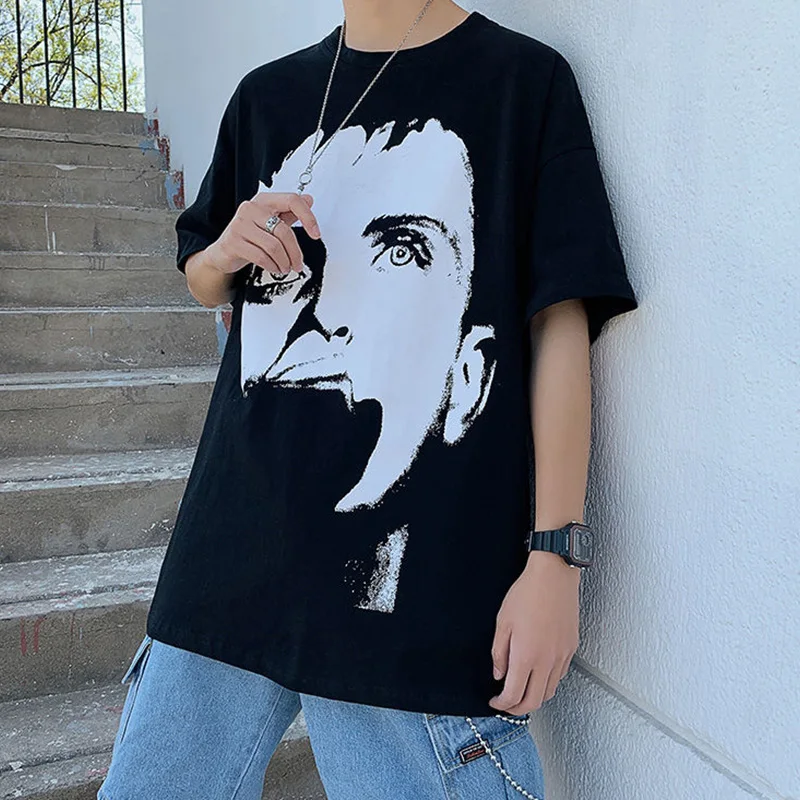 

Loose Casual Oversize T-Shirts Male O-Neck Base T Shirt Korean Fashion Tshirts Summer Clothes for Men 2022 Half Sleeves Tees Top