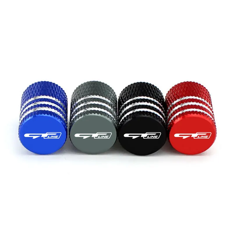 

Cars Tire Valve caps for nipple Stem laser printing Caps For KIA GT LINE K2 Sportage Stinger Ceed soul VENGA KX5 K345Accessories