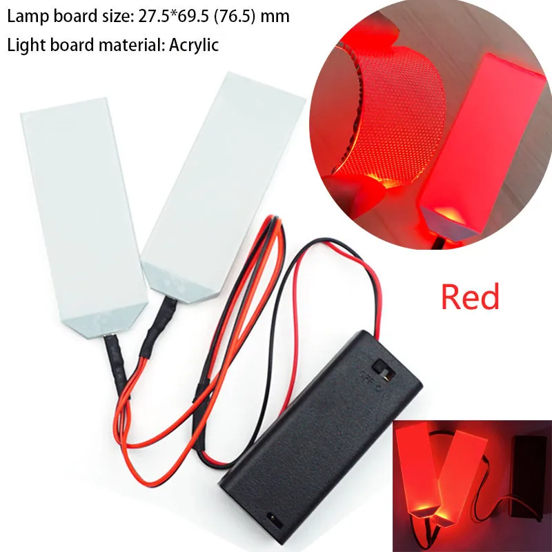 

Укороченные гибкие красные гибкие светящиеся глаза, наборы для Хэллоуина, шлем, маска для глаз, аксессуары, сенсорный переключатель с дистанционным управлением