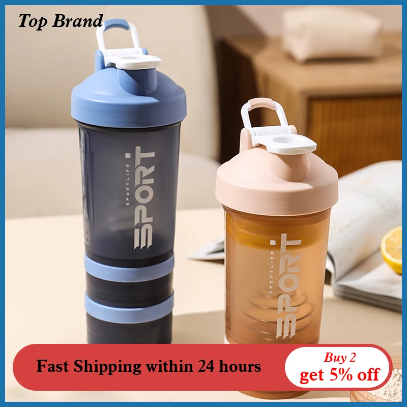 

500ml New Fashion Water Bottle With Straw BPA Free Portable Outdoor Sport Cute Outdoor Drinking Plastic Bottles Eco-Friendly