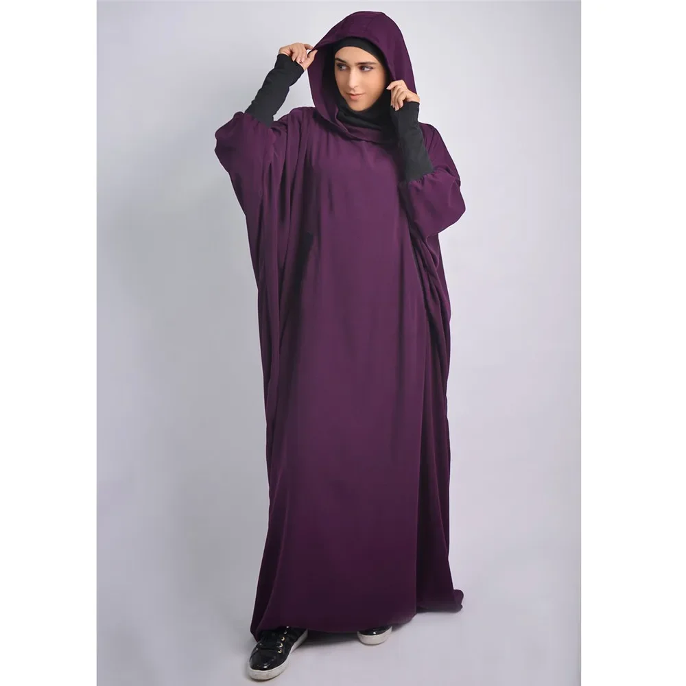 Цельный длинный халат Рамадан химар абайя мусульманское женское платье