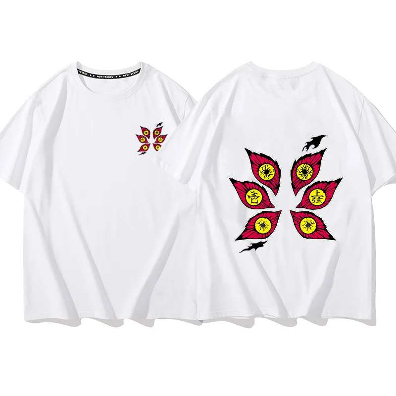 Футболки с принтом из японского аниме убийца демонов мужские и женские футболки