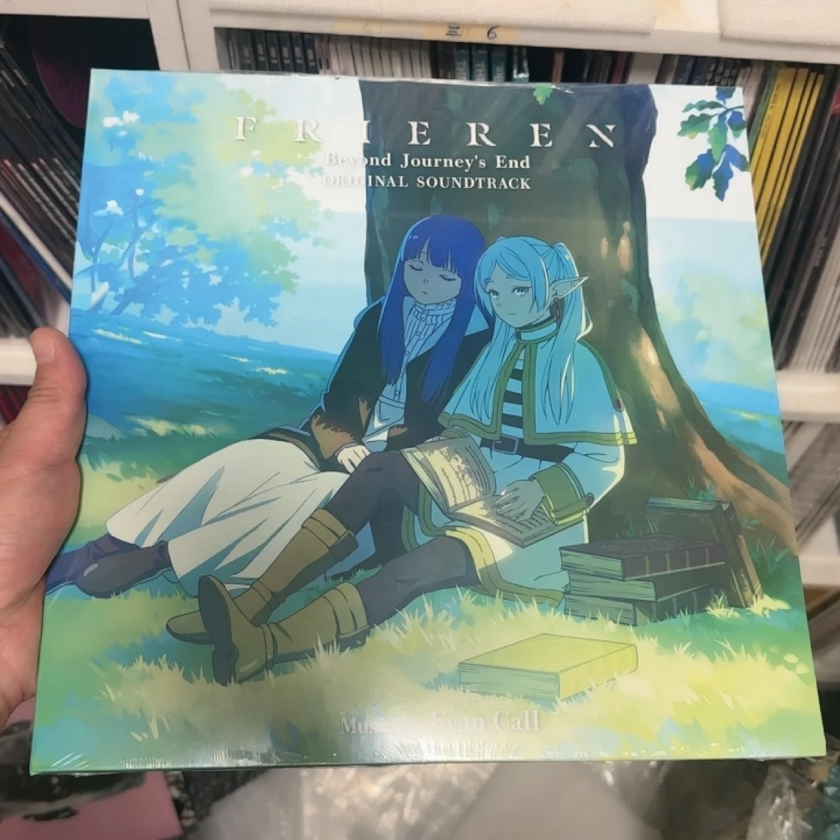 Фото Цветной винил Frieren Beyond Journey's End 2LP, ограниченная серия, аниме OST Splatter Record, быстрая доставка №2