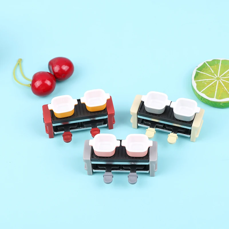 

1/12 Dollhouse Miniature Accessories Mini Metal Plate Simulation Tray Model Kitchen Toys for Doll House Decoration