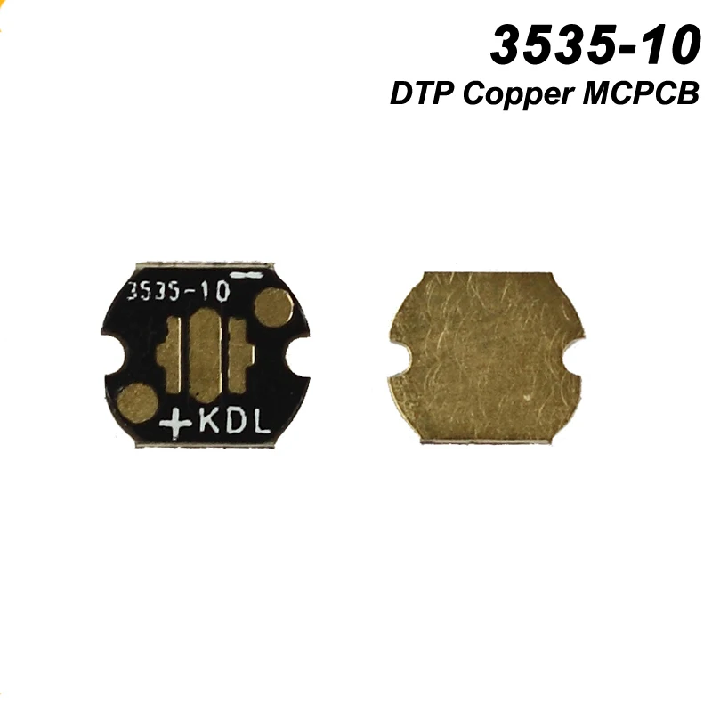 

KDLITKER медный MCPCB для 3535 светодиодов 10 мм