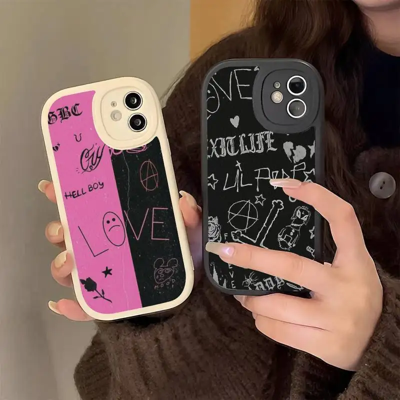 

Lil Peep Phone Case Hard Leather Phone Case for iPhone 13 12 Mini 11 14 Pro Max Xs X Xr 7 8 Plus 6 6s Se 2022 silicone Cover