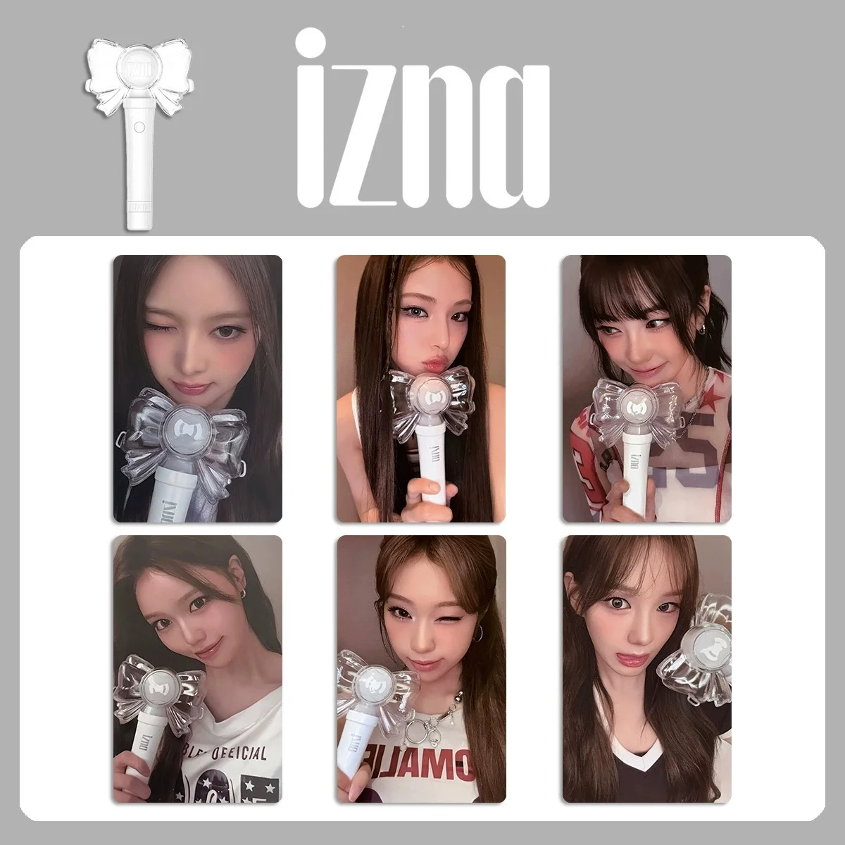 Фото Фотокарточки Idols Izna, карточки для лайтстиков, специальные бонусные карточки Jiyoon, Koko, Sarang, Jungeun, Saebi, карточки для фанатов и косплея №4